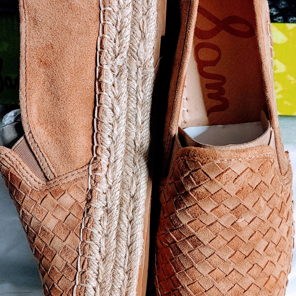 Sam Edelman camel suede Espadrilles